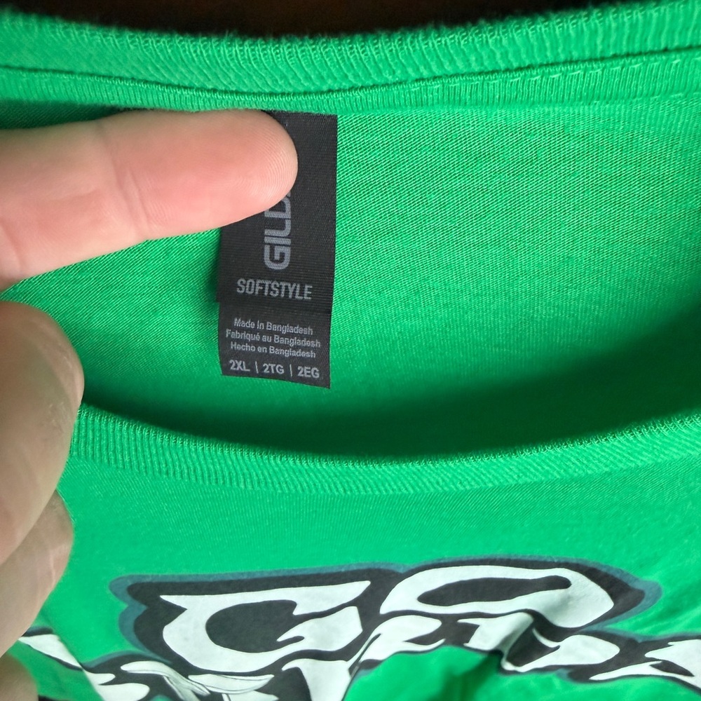 Gildan Bright Green Softstyle Tee